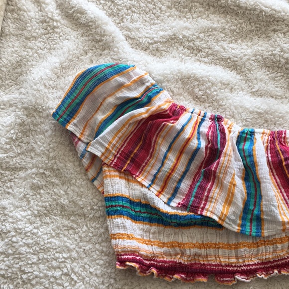 American Eagle One Shoulder Crop Top - Picture 4 of 4